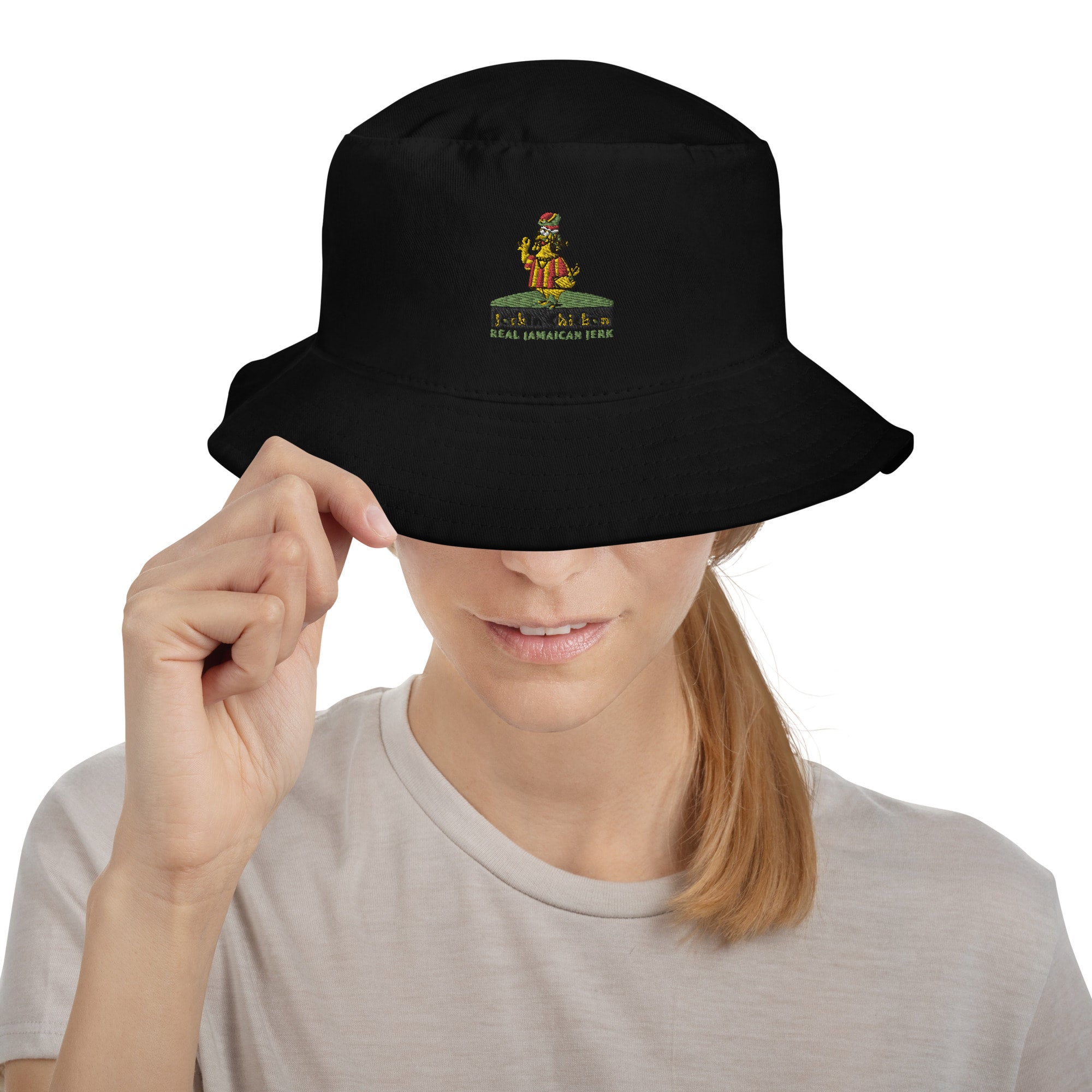 Jamaican bucket hot sale hat